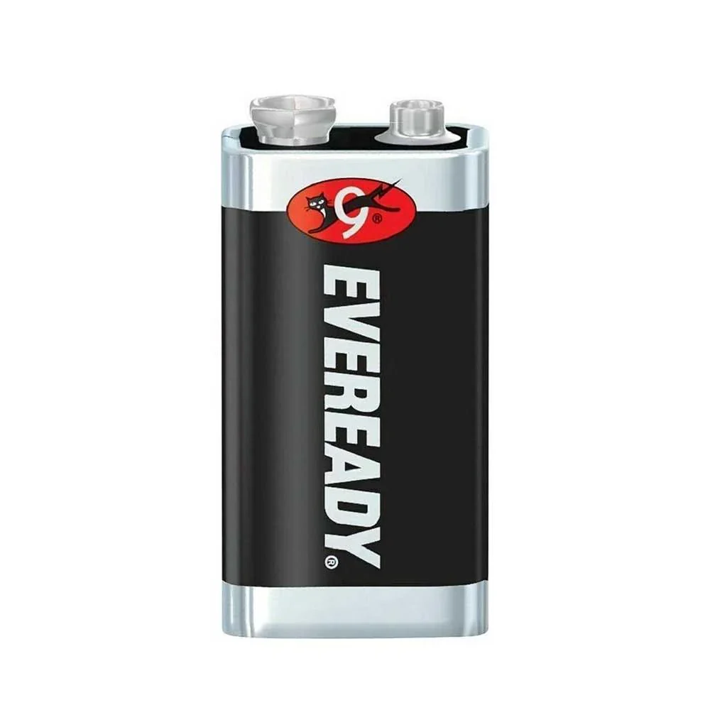 battery-eveready-9v-black-1 حجر 9 فولت ايفريدي اسود - الصورة 1